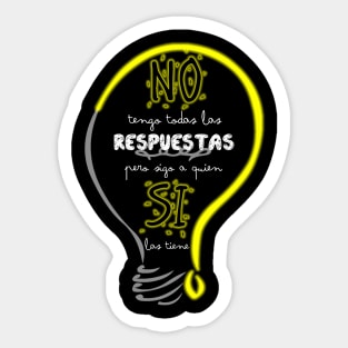 Quien tiene todas las respuestas Sticker